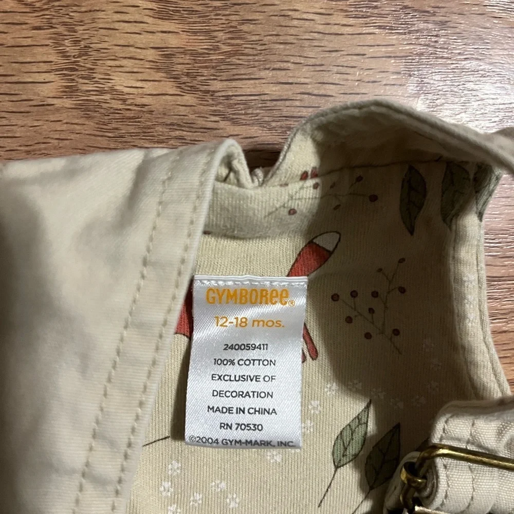Gymboree 2004 Overalls 12-18 Months